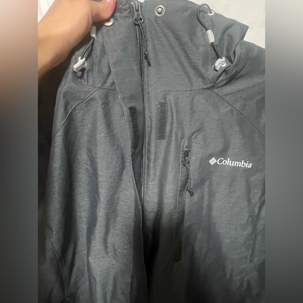 Columbia Interchange Omni-Tech Shell Jacket Rain Winter Layer Outdoor Snow - Picture 12 of 16